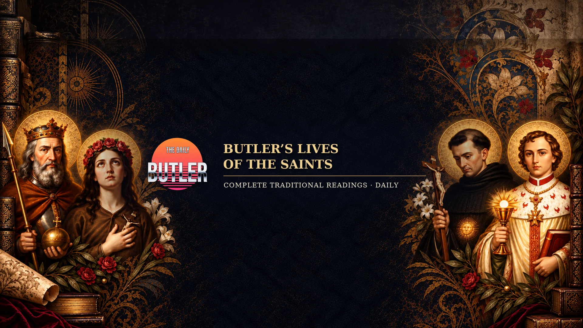 The Daily Butler’s illustrated library banner
